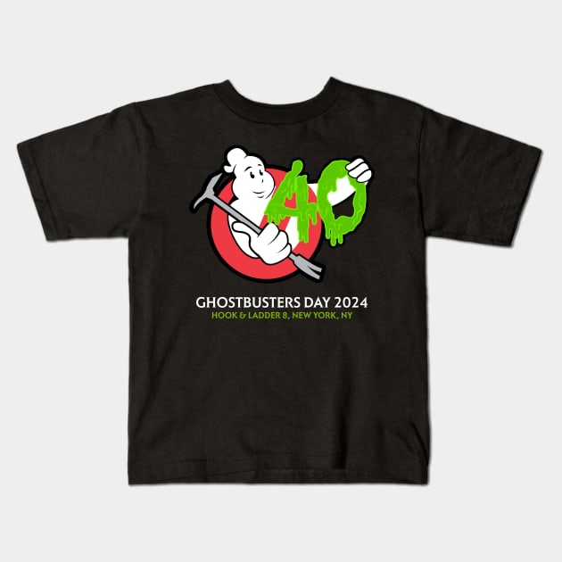 Ghostbusters Day 2024 - 40th Anniversary - Buffalo Ghostbusters Kids T-Shirt by Buffalo Ghostbusters